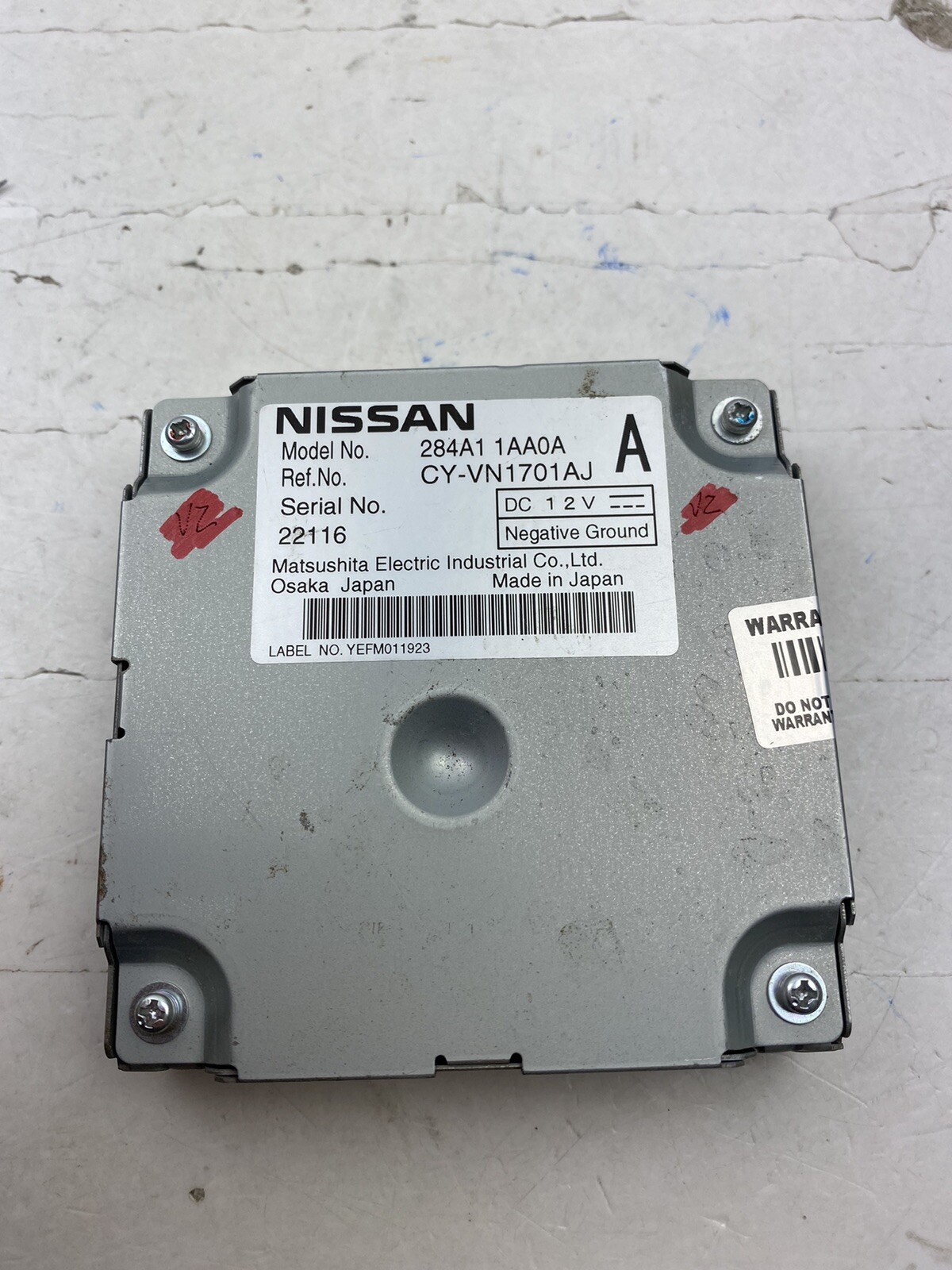 2009 2010 NISSAN MURANO BACKUP CAMERA CONTROL MODULE 284A1 1AA0A OEM
