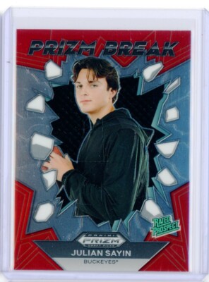 2024 Panini Prizm Draft Picks JULIAN SAYIN Prizm Break RC Rookie Rated