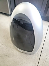 EyeVac Home 1,000W Automatic Touchless Stationary Vacuum, Silver For Parts 