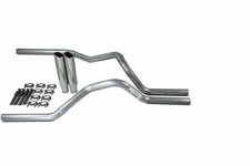 96-99 Chevrolet Gmc Truck 5.7l Mandrel Bent Dual Exhaust Tail Pipe Kit W Tips