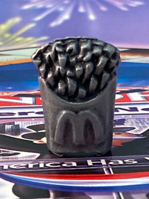 2006 Monopoly Here & Now McDonald s Fries Pewter Metal Replacement Game Piece