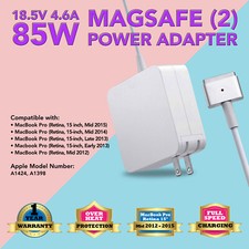 85W Power Adapter Charger For Apple Mac MacBook Pro 13" 15" 17" A1229 T-tip US