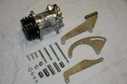 Small Block Chevy 508 V Belt A/C Air Conditioning Compressor & Bracket SBC LWP