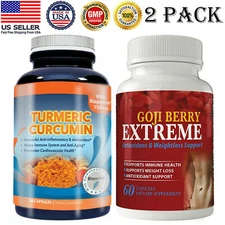 Turmeric Curcuminoids Immune Health Supplements Goji Berry Weight Loss Pills