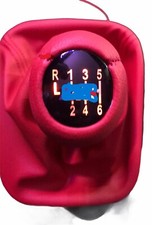 Bmw Illuminated Shift Knob And Boot-red For Bmw E 46 6 Speed