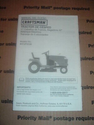 CANADIAN Owner’s Manual- Craftsman 17 HP Lawn MOWER 42” Mower / Model