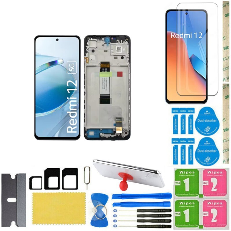 For Xiaomi Redmi 12 5G 23076RN4BI Display LCD Screen Touch