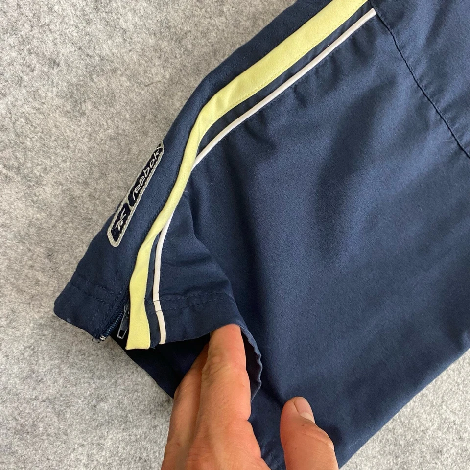 Reebok pants women’s L vintage Y2K wide leg ankle zip lined athletic gym workout - Image 3 of 4