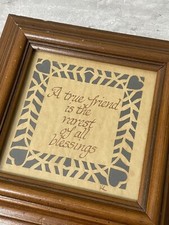 Paper Cutting Scherenschnitte Heart/Leaf Friends Design Framed Hand-Cut