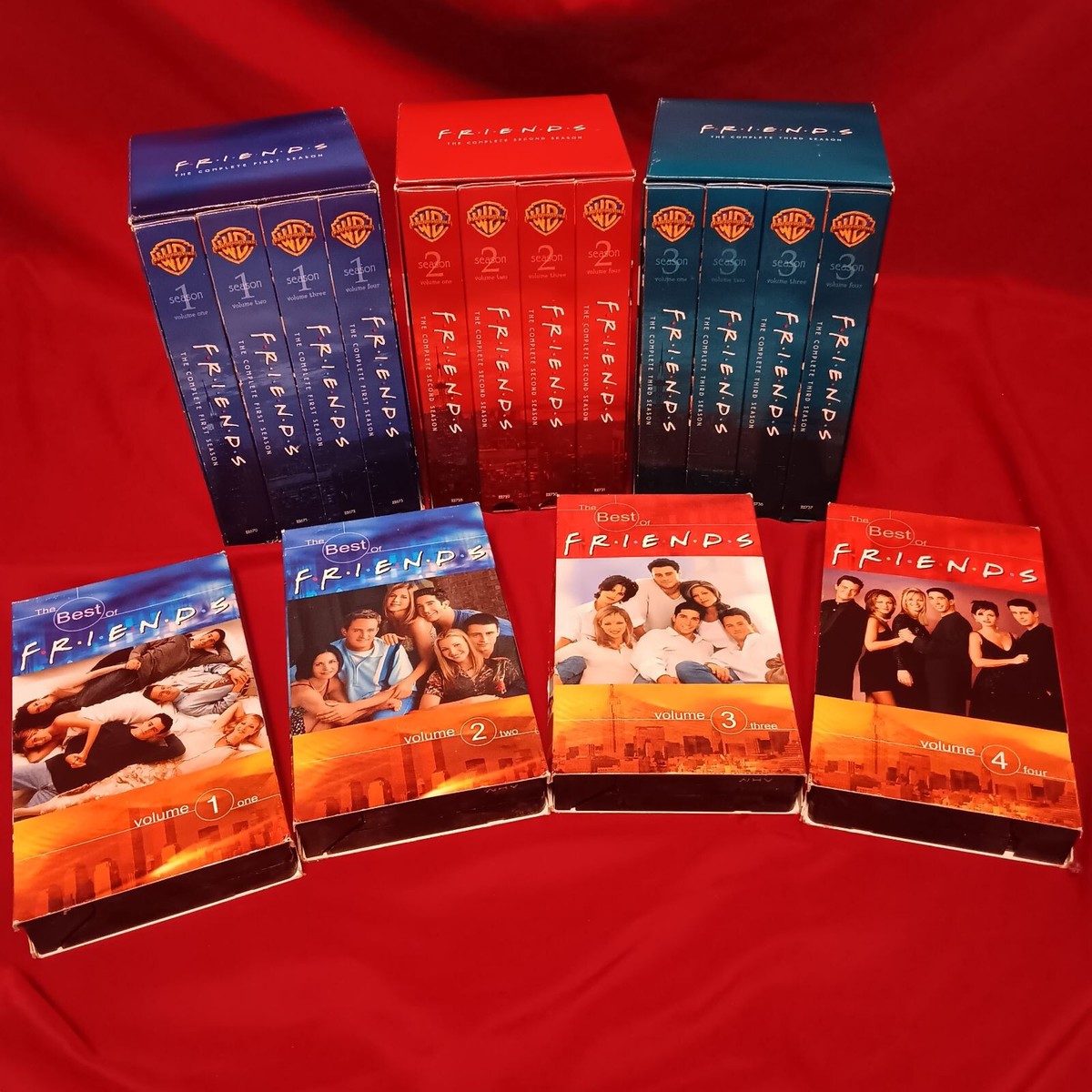 VHS Box Set 1996 Friends TV Show Seasons 1 2 3 & Best Of + Bonus