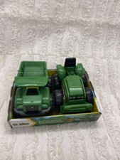 Image of John Deere KIDS tractor and combine - farming friends