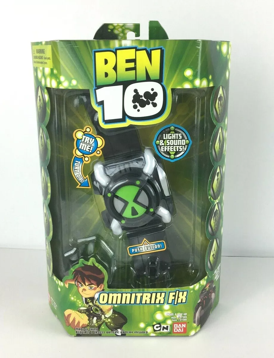 RARE 2005 BEN 10 Omnitrix F/X Watch Bandai (Box Imperfections) 45557946210