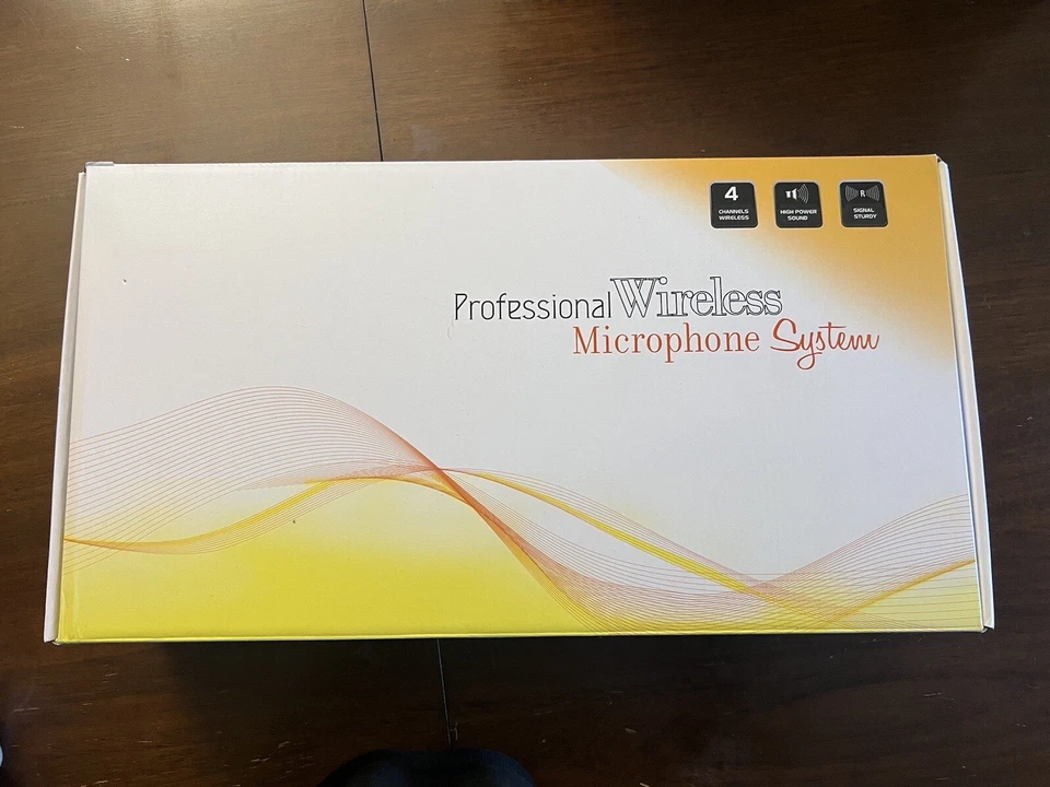 Wireless Professional UHF Microphone Audio System- Reciever And Mics - Image 3 of 4