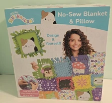 Squishmallow No-sew Blanket and Pillow