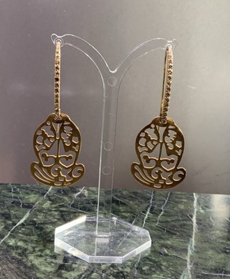 Pomellato Ohrringe - Ohrhänger Ming, Roségold 18 Kt. (750/1000) ca 0,60ct Cognac
