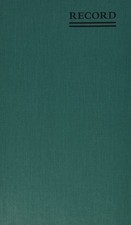 National Emerald Series Record Book - Green - 12.125" x 7.5" - 500 Pages