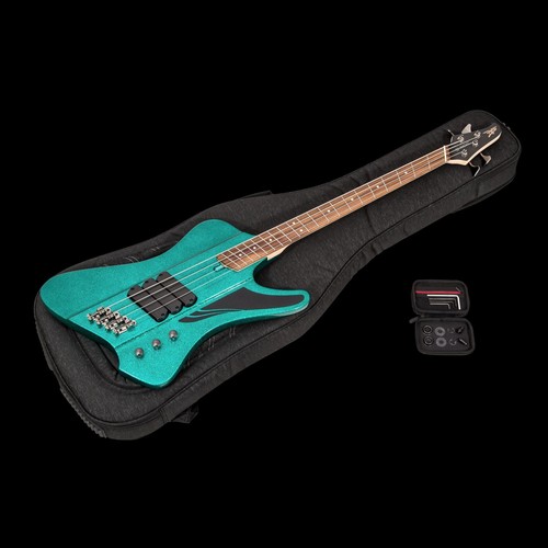 Dingwall D-Roc Standard 4 AM - Aquamarine Metalflake Gloss PF *NEW* fanned fret - Picture 3 of 12