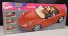 Vintage 1998 BARBIE PORSCHE BOXSTER Red Sports Car MOTORIZED CONVERTIBLE Sealed