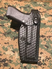 Safariland RH 6280 Basket Weave SLS Duty Holster for Glock 17/ 22