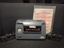 Sega Master System II Console with Paperwork and 2 Controllers