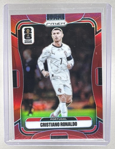 Cristiano Ronaldo 2026 Panini Prizm World Cup #367 Red /50