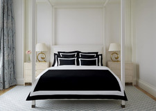 Luxury 3Pc Organic Cotton Duvet Cover Set - Oversized Queen, 850 TC