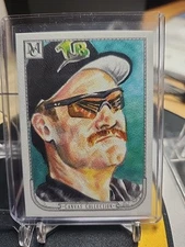 2018 TOPPS MUSEUM COLLECTION WADE BOGGS CANVAS COLLECTION #CC-24 BOSTON/TAMPA