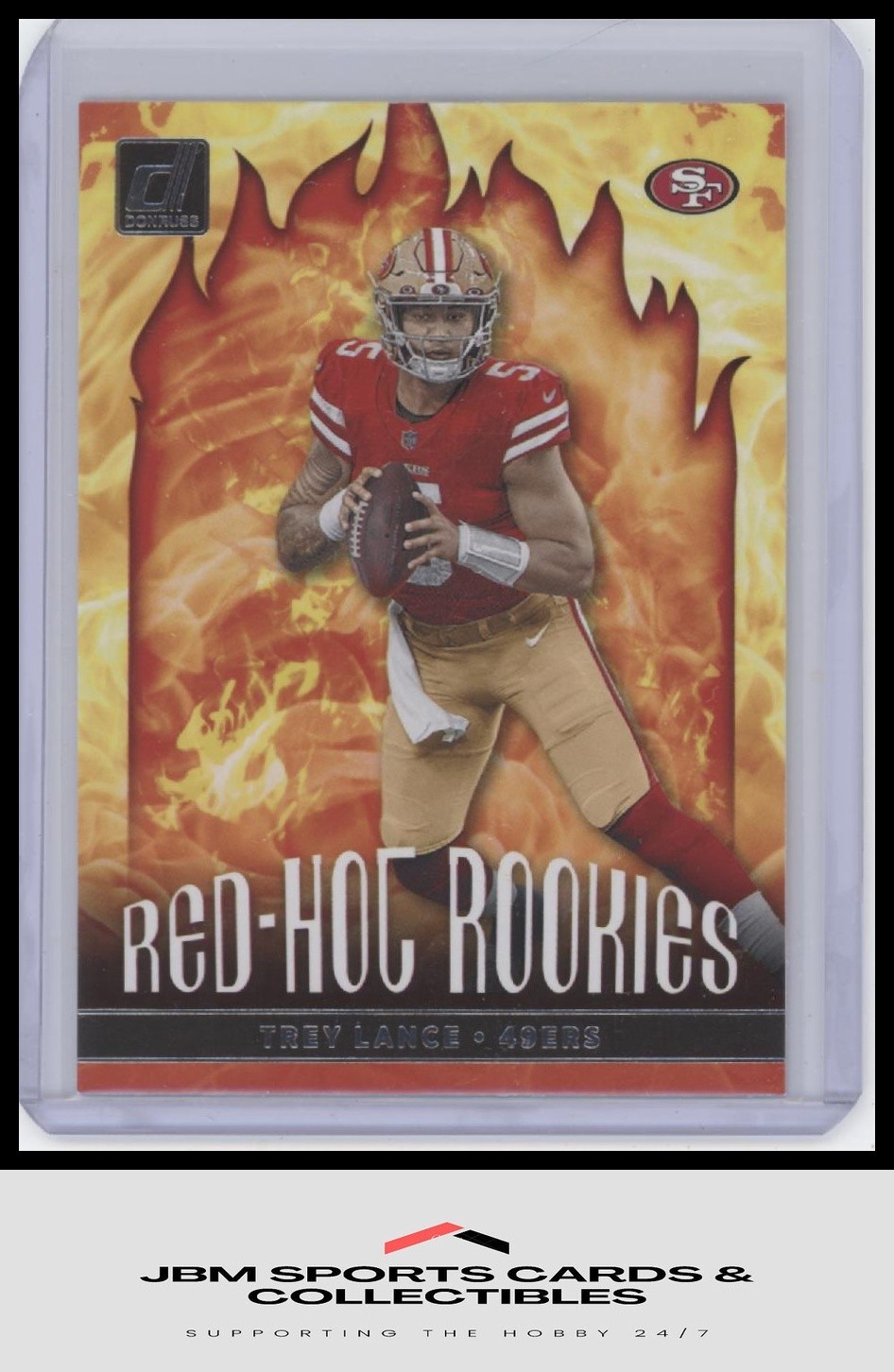 2021 Donruss #RHR-TLA Trey Lance Red Hot Rookies