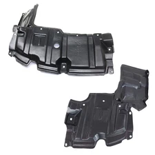 Set of 2 Engine Splash Shield For Toyota Prius C 2012-2015 Left & Right