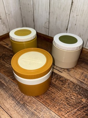 Vintage Thermos King-Seeley Insulated Jar 8oz Soup Food #1155 Set of 3