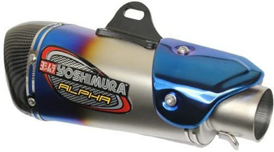Yoshimura Exhaust Alpha Slip-On Muffler Universal Sports Motorcycle Silencer