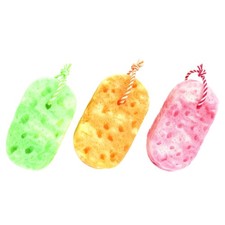 3 Pcs Body Cleansing Sponge Exfoliating Bath for Bathing Exfoliator