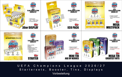 Topps Match Attax UCC Champions League 26 / 27 2026 / 2027 - Vorbestellung