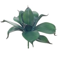 Artplants Kunst Sukkulente Drachenbaum-Agave Mealla, Steckstab, GrüN, 25Cm