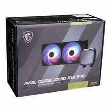 MSI MAG CORELIQUID A13 240mm ARGB AIO Liquid CPU Cooler Black