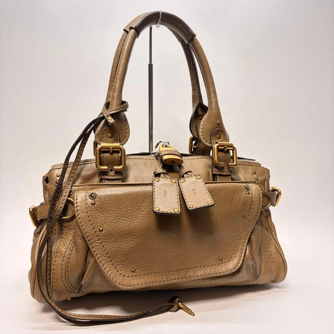 Chloé Paddington Mini Leather Exterior Bags & Handbags for Women