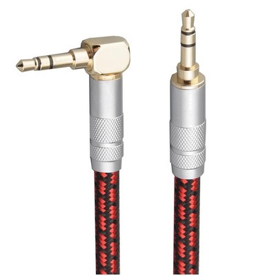 Audiophile 3.5mm Male to Male Aux Audio Cable, Gold-Plated
