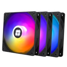 CPU Fan 120mm ARGB Case Cooler Fan, 4pin PWM Silent Computer Fan TL-C12C-S X3