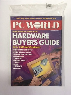 PC World Magazine DEC 1991 Back Issue COMPUTER Magazine - Hardware Buyer s Guide