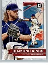 CORBIN BURNES 2022 Donruss #21 Brewers Diamond Kings MLB  ID:142723