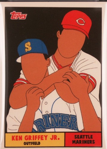 Ken Griffey Jr. by Ermsy - Topps Project 70 Card #702 - Mariners 