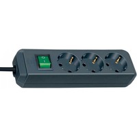 Brennenstuhl 1152900 Brennenstuhl Eco-Line Steckdosenleiste Schwarz