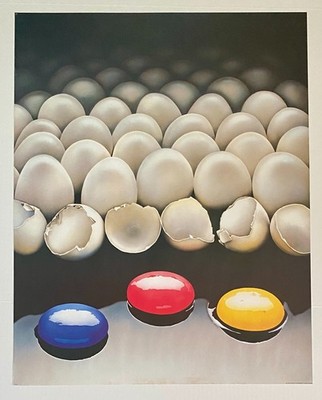 Vintage Julius Friedman FRESH PAINT 1985 Poster Print  West Germany