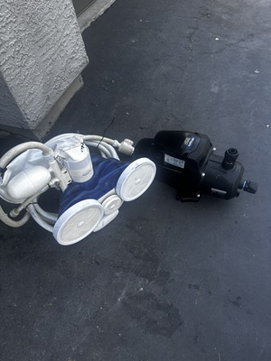 #ad Polaris Vac Sweep 280 Pressure Pool Cleaner and Polaris PB4SQ booster pump combo $599.00