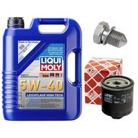MotoröL Filter Set 5W-40 5 Liter + ÖLablassschraube FüR Seat Toledo II Ibiza III