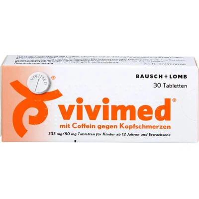 DR. GERHARD MANN CHEM.-PHARM.FABRIK GMBH VIVIMED mit Coffein gegen Kopfschmerzen Tabletten 30 St PZN 00410330
