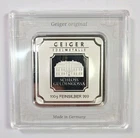 Geiger Edelmetalle 100 Gram 999 Silver Bar in Assay Holder