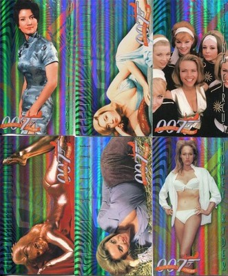 James Bond Women Of Widescreen Complete Early Encounters Chase Card Set E1-6