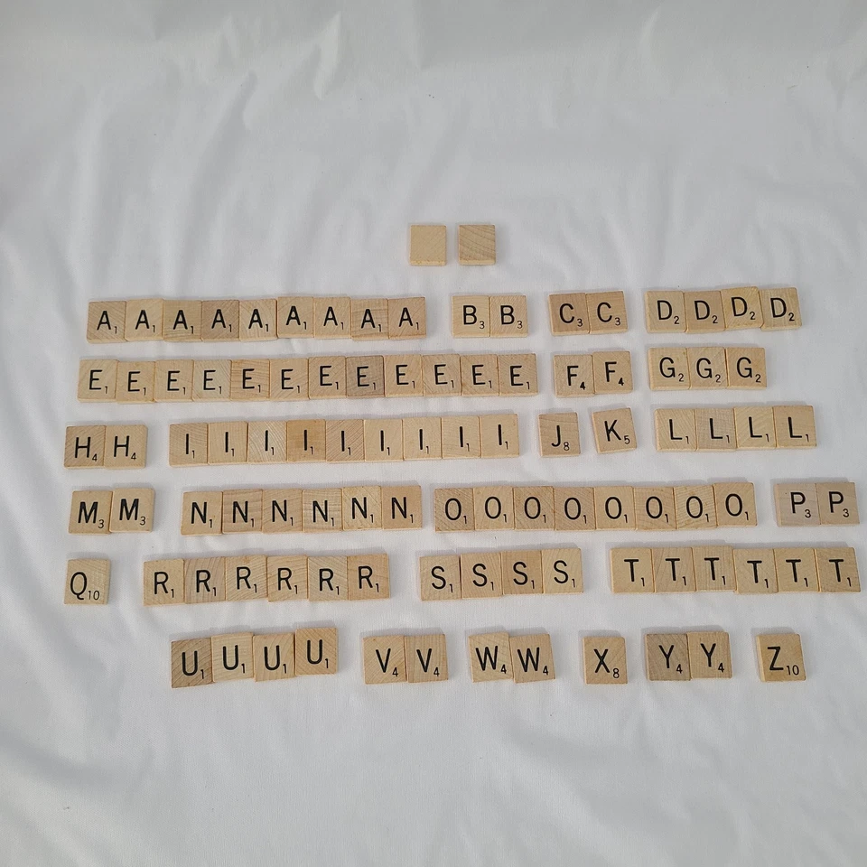 Scrabble Crossword Game 1976 100% Complete Vintage Selchow & Righter Co - Image 2 of 4