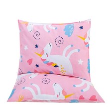 Kids Toddler Pillows with Pillowcases 14x19, 2 Pack Toddler Pillows with 2 10...
